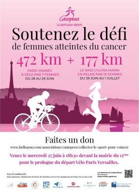 Casiopeea - Soutenez le défi de femmes atteintes du cancer