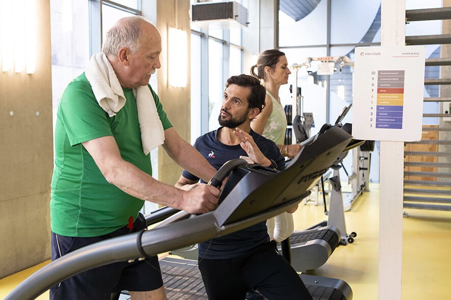 Coch sportif tapis de course senior